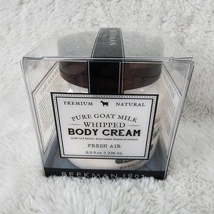 NEW & SEALED - BEEKMAN 1802 PURE GOAT MILK WHIPPED BODY CREAM - FRESH AIR